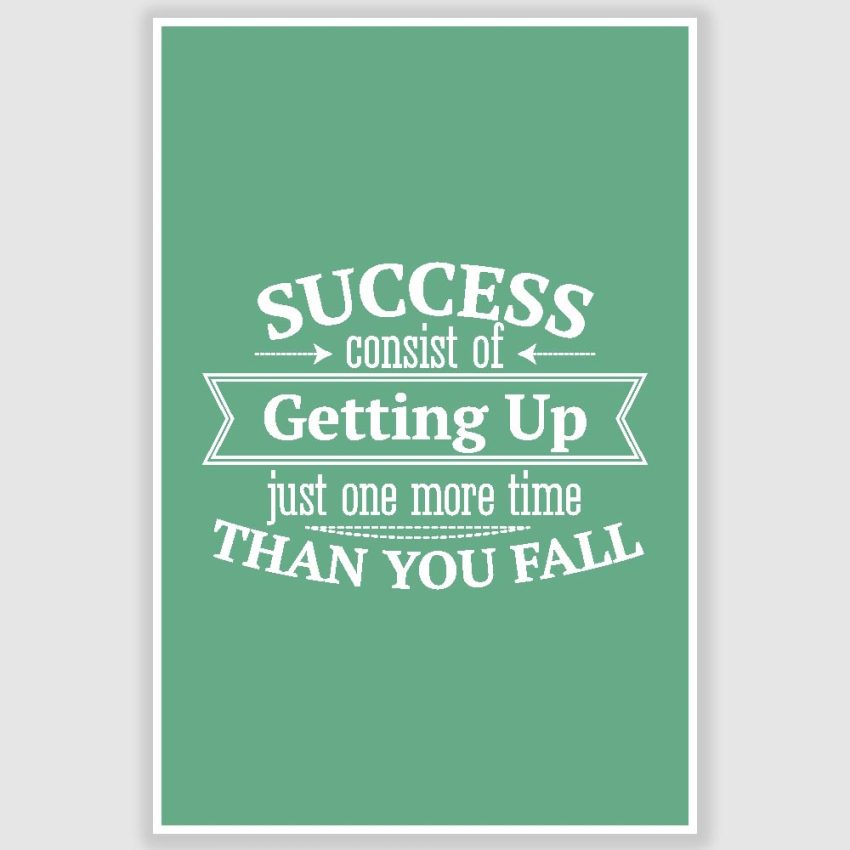 Success Inspirational Poster (12 x 18 inch)