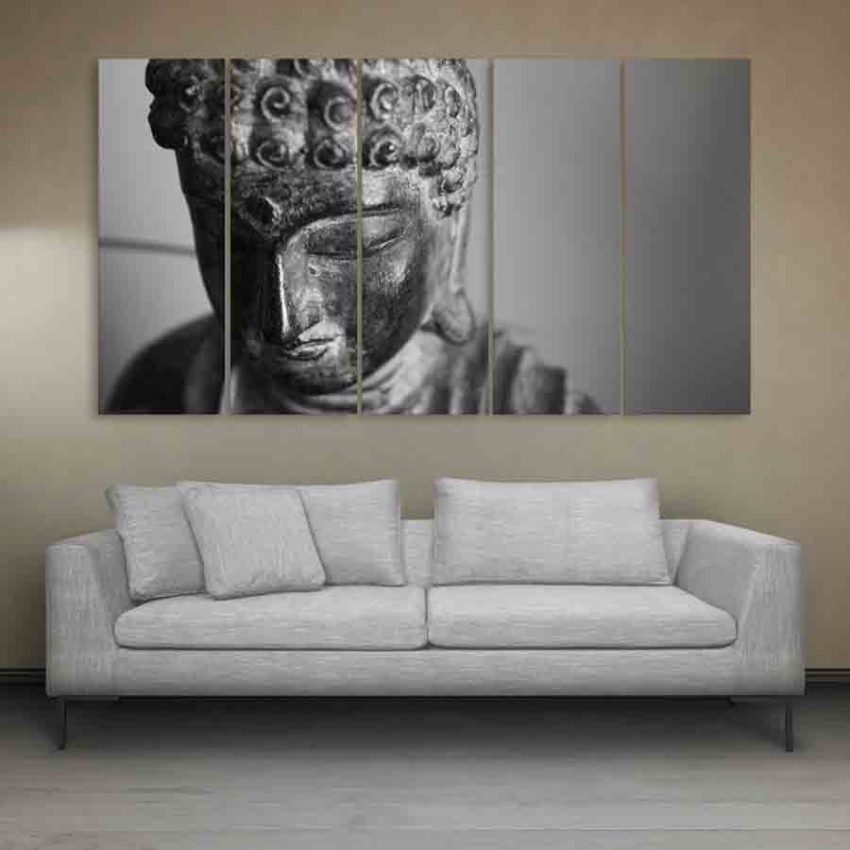 Multiple Frames Buddha Beautiful Wall Painting (150cm X 76cm)