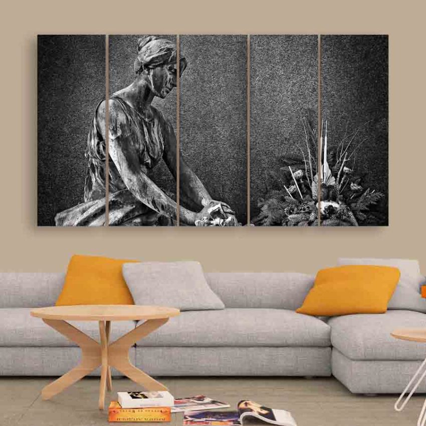 Multiple Frames Sculpture Wall Painting (150cm X 76cm)