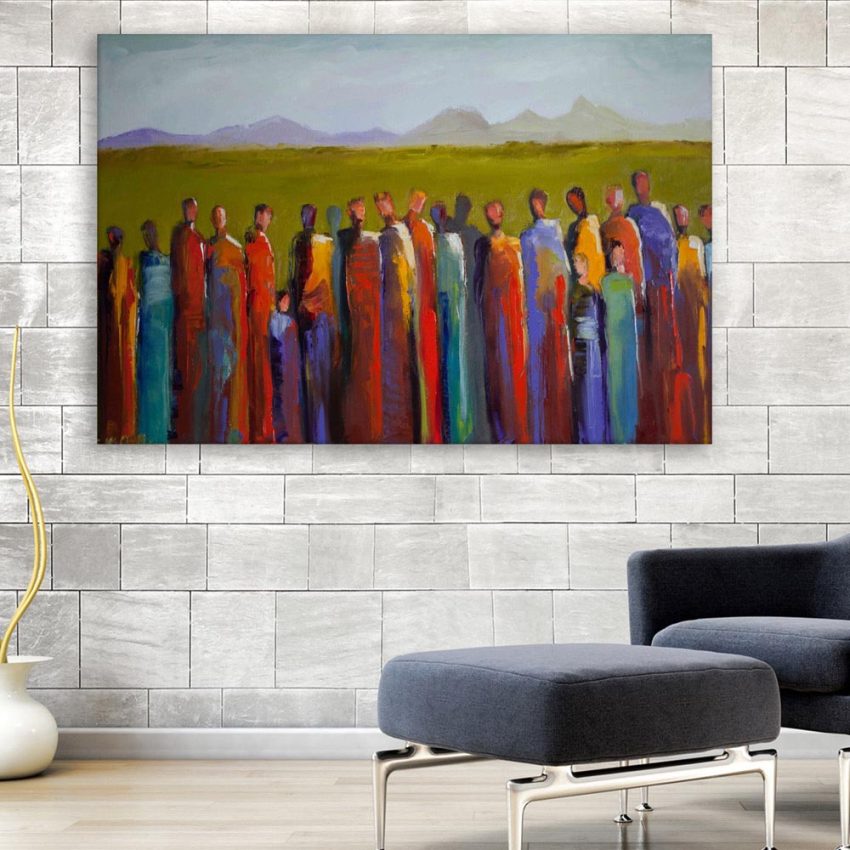 Canvas Painting - Beautiful Modern Abstract Art Wall Painting for Living Room