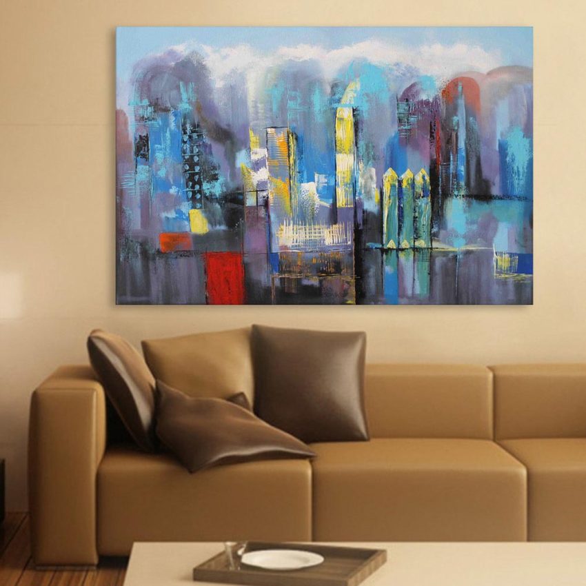 Canvas Painting - Beautiful Modern Abstract Art Wall Painting for Living Room