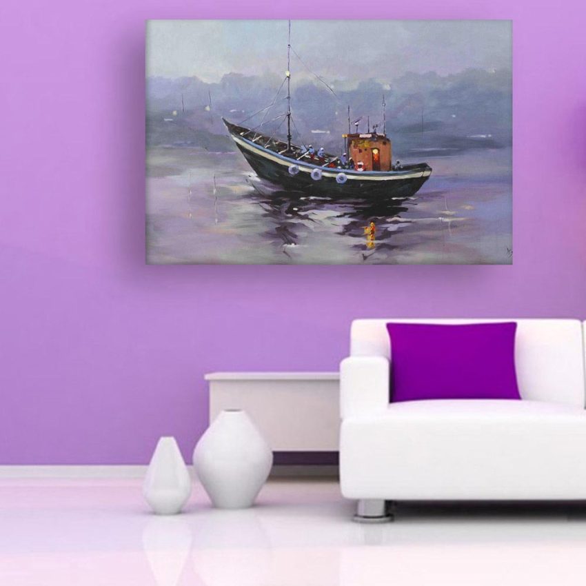 Canvas Painting - Beautiful Nature Modern Art Wall Painting for Living Room