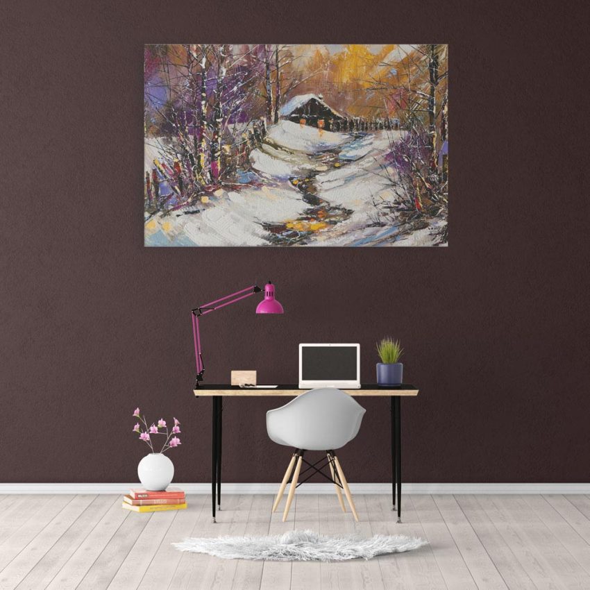 Canvas Painting - Beautiful Nature Art Wall Painting for Living Room