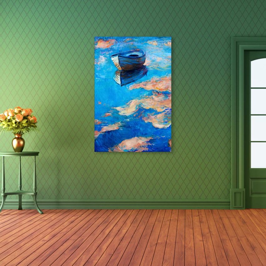 Canvas Painting - Beautiful Ship In Ocean Art Wall Painting for Living Room