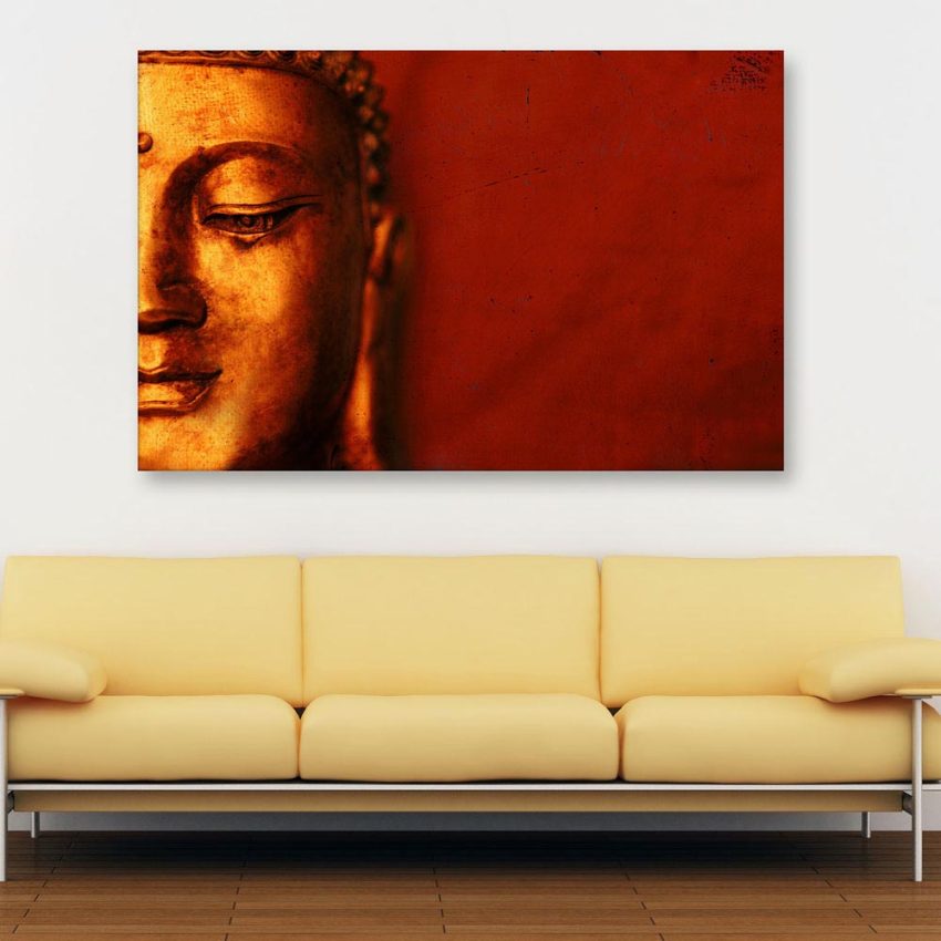 Canvas Painting - Beautiful Buddha Art Wall Painting for Living Room