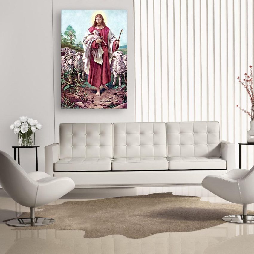 Canvas Painting - Beautiful Jesus Art Wall Painting for Living Room