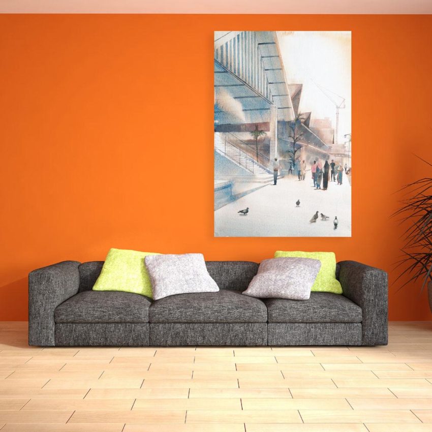 Canvas Painting - Modern Abstract Art Wall Painting for Living Room