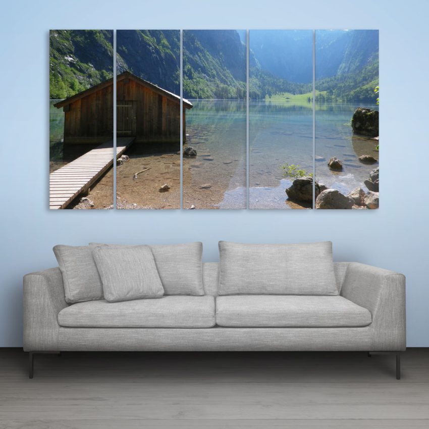 Multiple Frames Beautiful Nature Wall Painting for Living Room