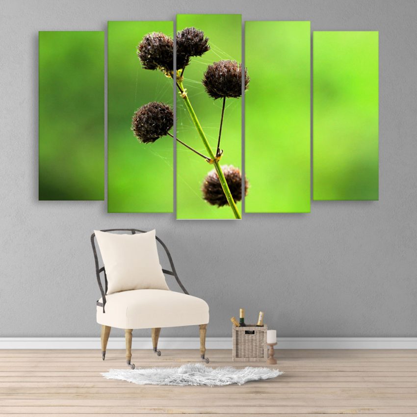 Multiple Frames Beautiful Flowers Wall Painting for Living Room