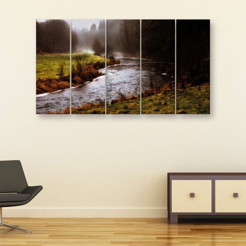 Multiple Frames Beautiful Nature Wall Painting for Living Room